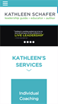Mobile Screenshot of kathleenschafer.com
